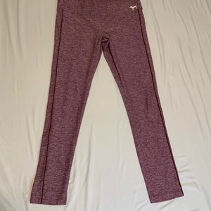 Pink yoga leggings size large